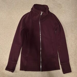 Lulu Lemon maroon scuba sweatshirt